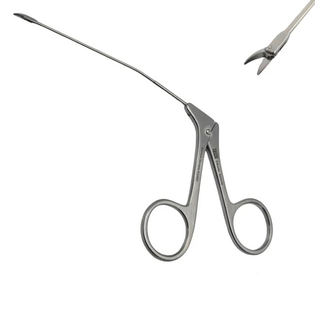 V. Mueller AU14150 ENT Wullstein Ear Scissors Curved Right 4-1/2" Primis Medical