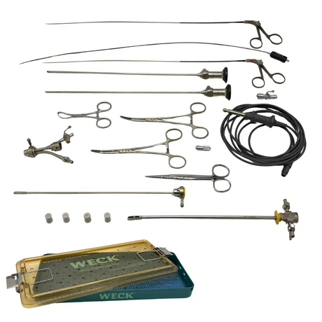 Karl Storz Cystoscopy Set 27005BA 27005CA 27026UA 27026UO w/ Weck Tray Primis Medical