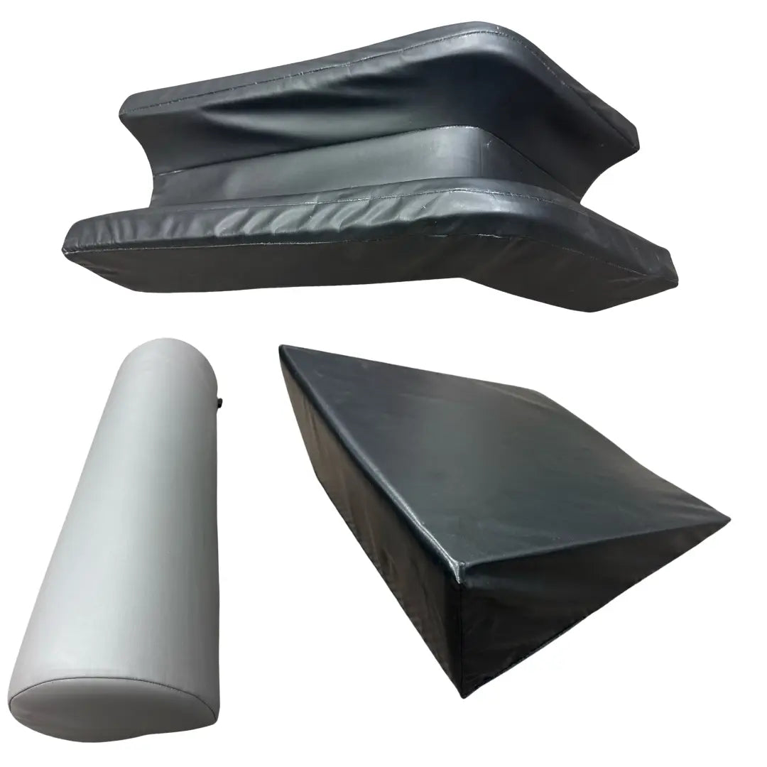 Therapy Positioning Bolster Set Round Wedge & Prone Pads Unbranded