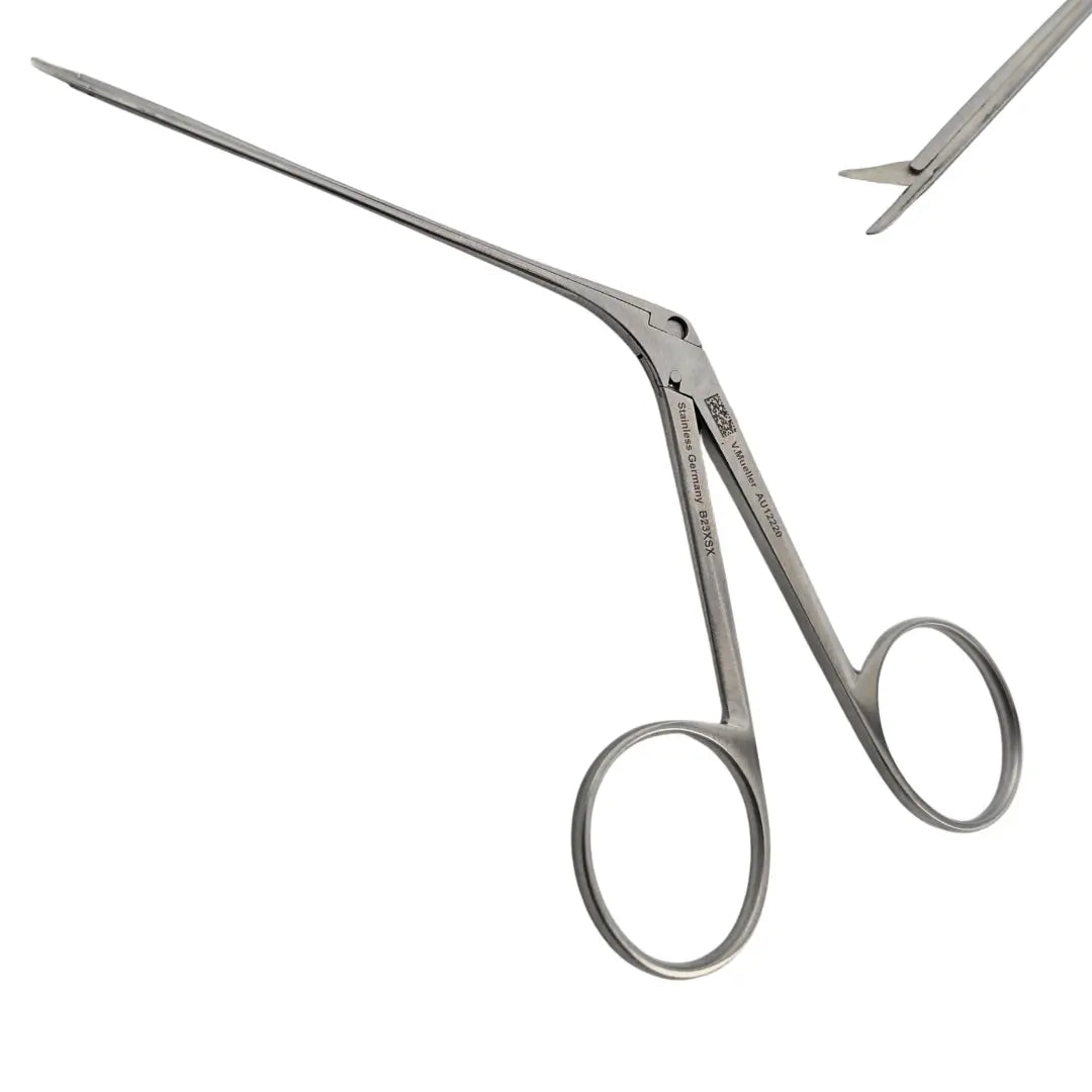 V. Mueller AU12220 ENT House Bellucci Alligator Scissors 3-1/4" Primis Medical