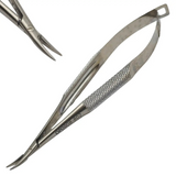 V Mueller OP0908-802 Cohan Mini Needle Holder Fine 8mm Jaws Curved Primis Medical