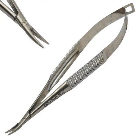 V Mueller OP0908-802 Cohan Mini Needle Holder Fine 8mm Jaws Curved Primis Medical