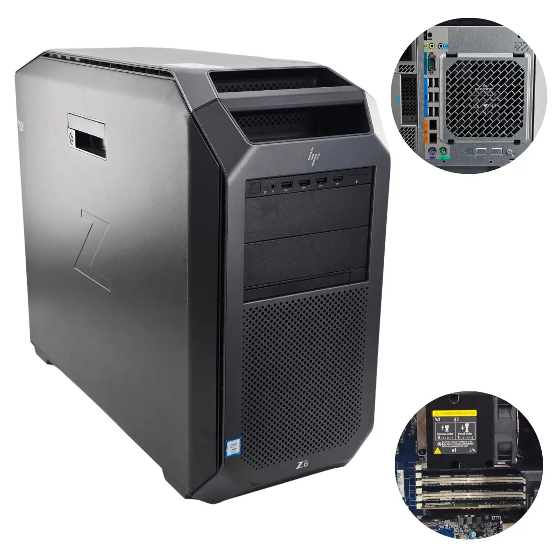 HP Z4 G4 Workstation Xeon W-2123 Quadro P400 8GB RAM No HDD