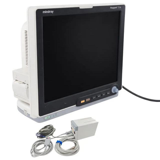 Mindray Passport 17m Patient Monitor MPM Module ECG SpO2 NIBP w/Cables Certified Primis Medical