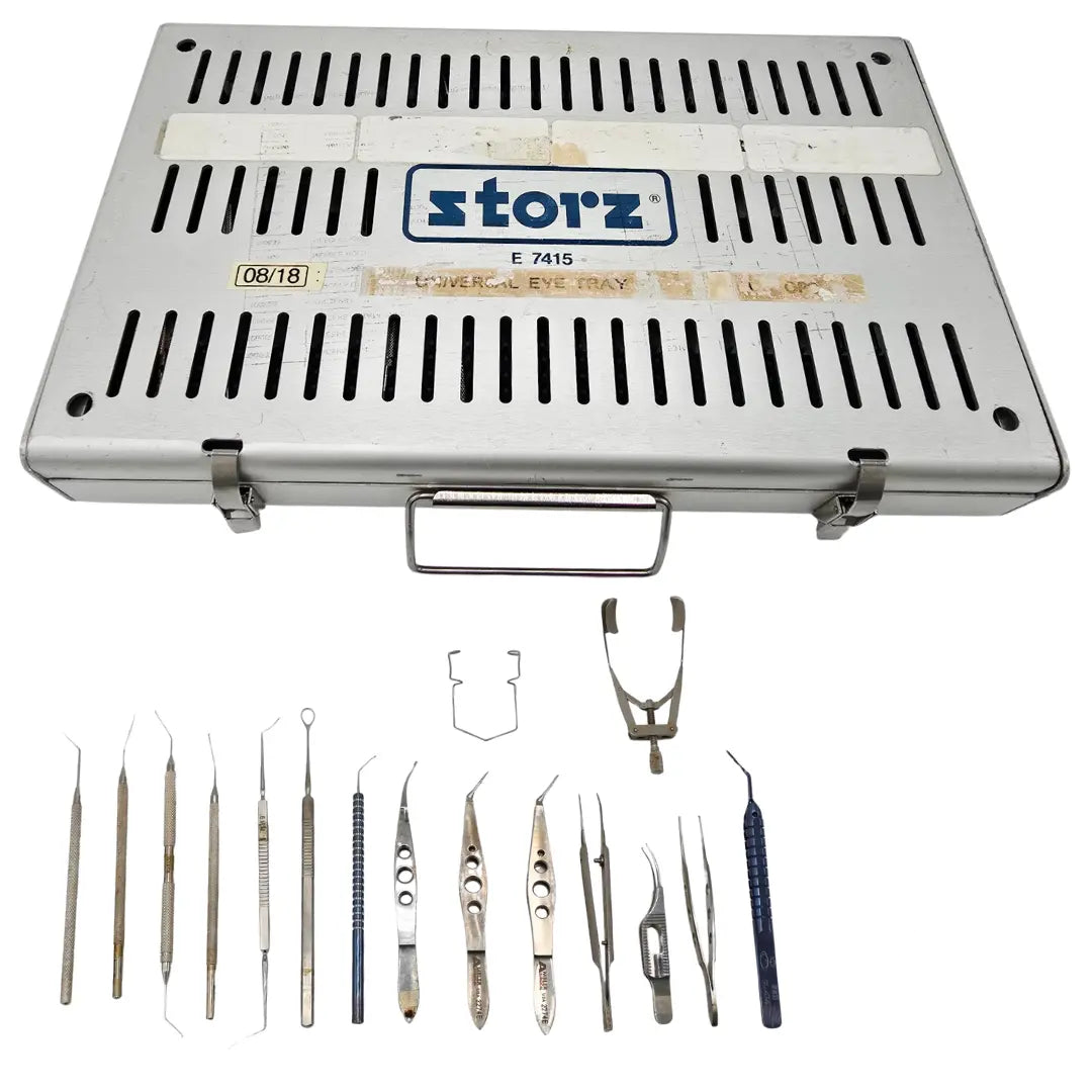 Karl Storz Ophthalmic Microsurgery Instrument Set with Case 15 Pieces Primis Medical