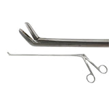 SurgiPros SR11U4MM 4mm Pituitary Rongeur 10mm Oval Cup Angled 45° 13-3/4" SurgiPros