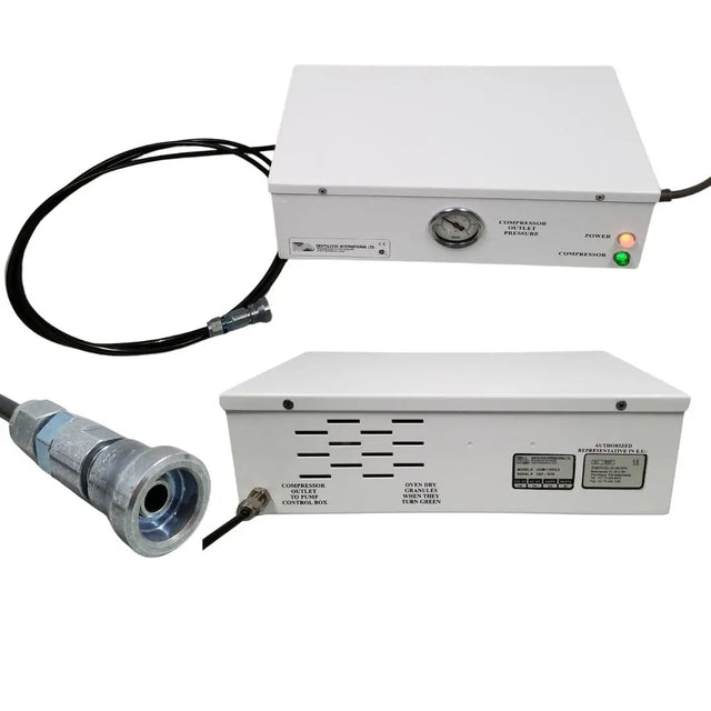 Mui Scientific Dentsleeve Manometry Compressor Pump COM/115V Dental Mui Scientific