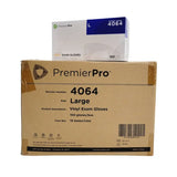 PremierPro Platinum Stretch Vinyl Exam Gloves 4064 Large 1000/CS PremierPro