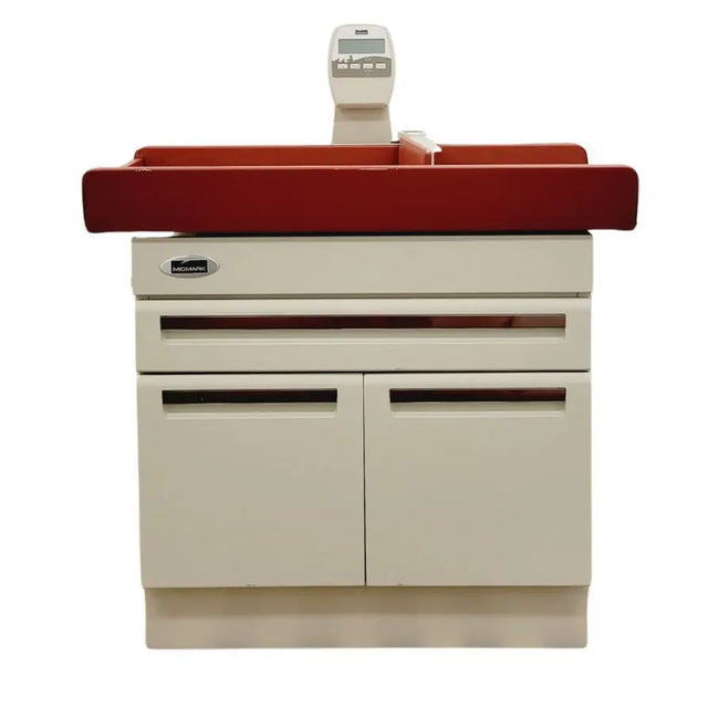 Midmark 640 Pediatric Examination Table 40 Lb. Capacity Scale Cranberry Midmark