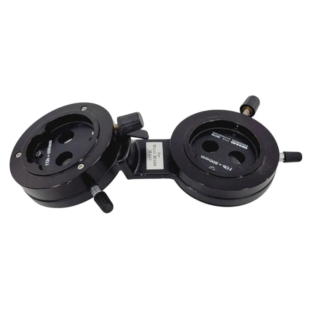 Leica Wild fOb=300mm & fOb=400mm Surgical Microscope Dual Head Bridge 397119 Leica
