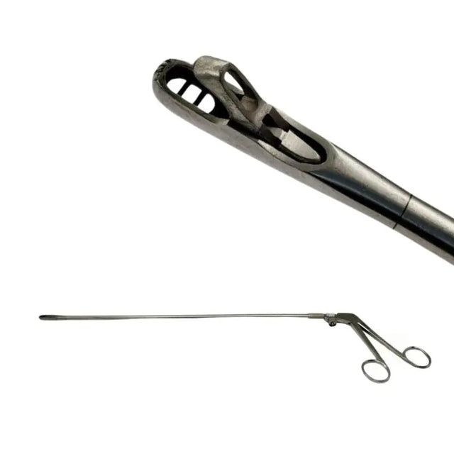 Integra Miltex 28-303 Yeoman Biopsy Forceps Shaft Straight Jaws w/ Teeth 4mm 18-1/4" Integra Miltex