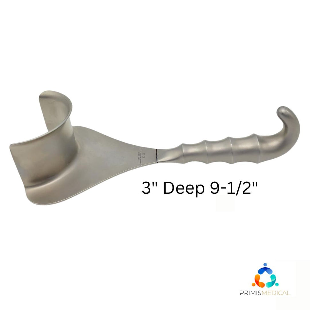 Jarit 500-197 Delee Universal Retractor 90° Right Angled 75mm OB/GYN 9-1/2"