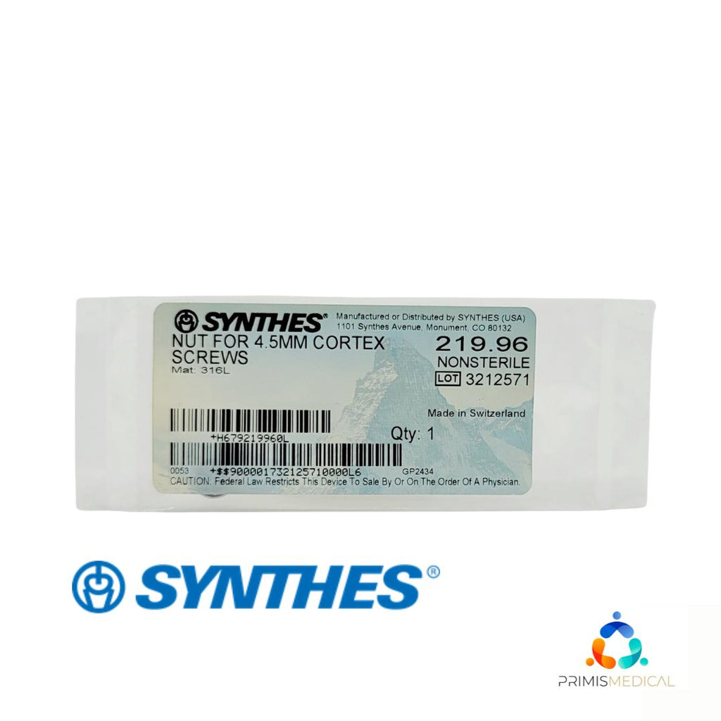 Synthes 219.96 Nut For 4.5mm Cortex Screws