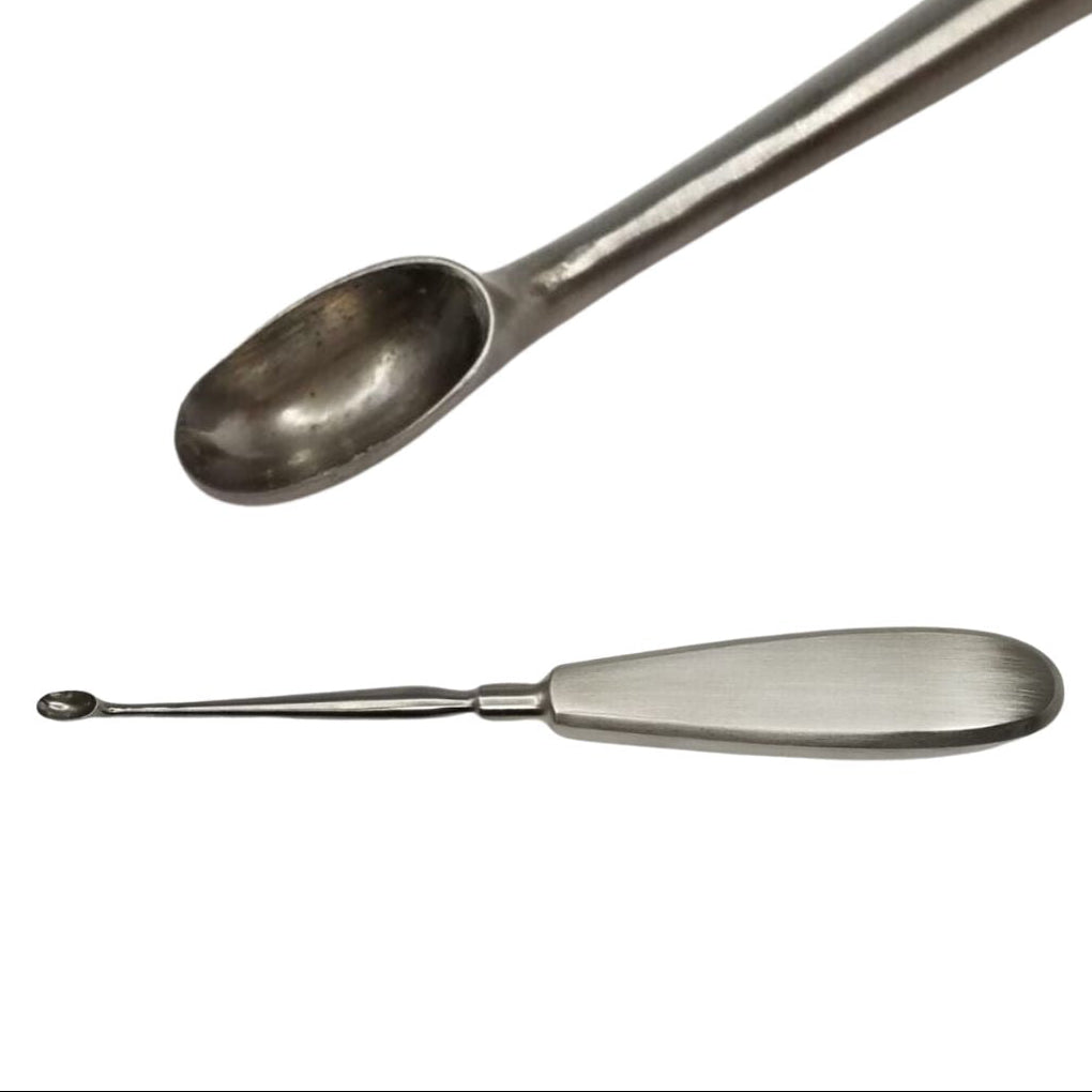 DePuy 6081-24 10mm Still Size 6 Bone Curette Orthopedic 7-1/2"