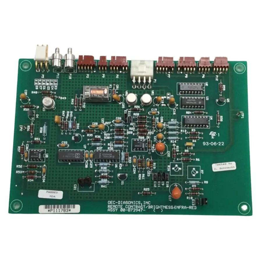 GE OEC 9400 C Arm 00-873947-01 Remote Contrast Board GE