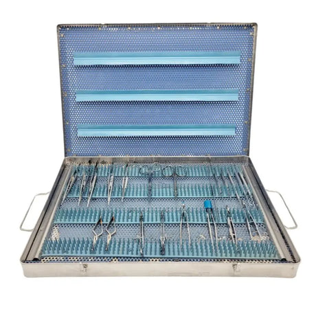 Storz Weck Strabismus Ophthalmology 22-Piece Micro Set w/ Sterilization Case Unbranded