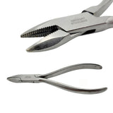 DePuy 2787-00 Flat Nose Pliers Stainless Steel 5mm Orthopedic 6"