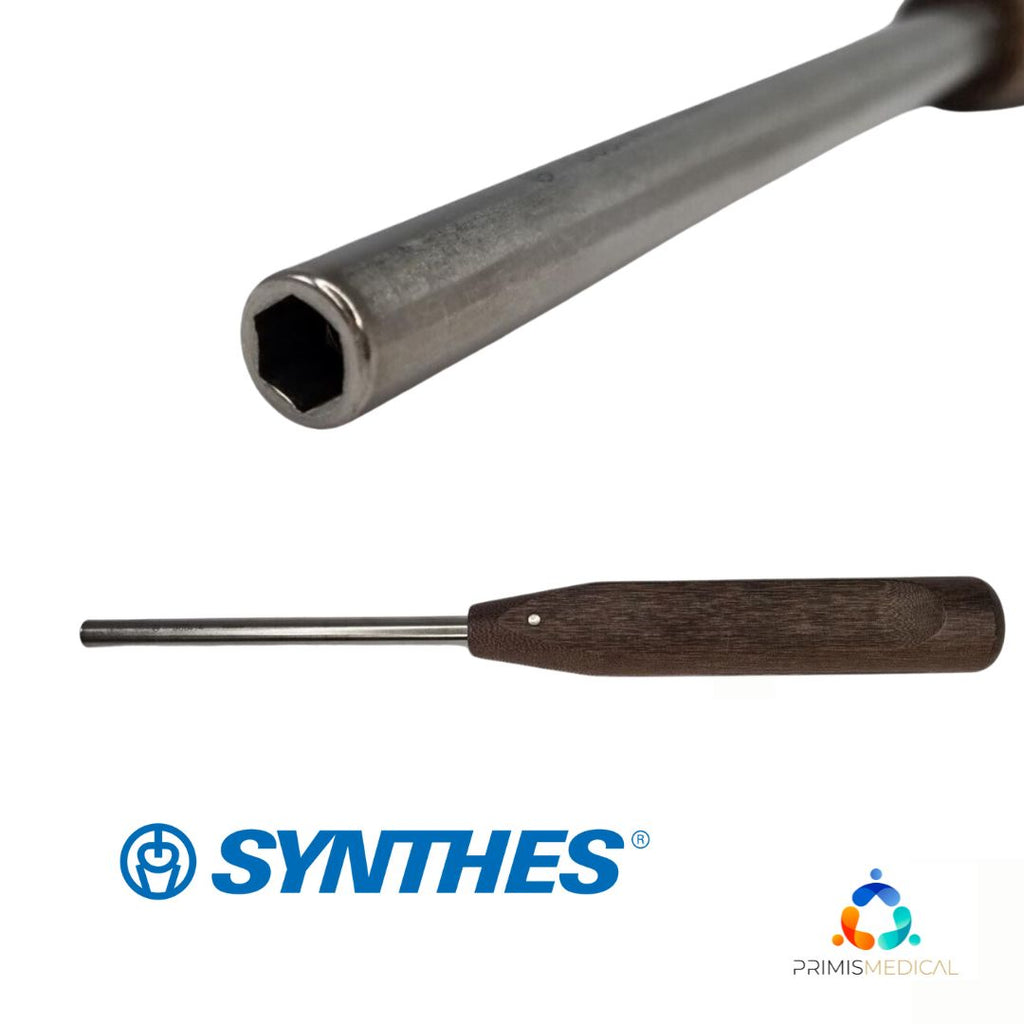 Synthes 388.14 Orthopedic 6mm Straight Handle Socket Wrench 11"