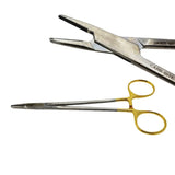 Jarit 121-140 Mayo-Hegar Needle Holder Forceps w/ Carb-Bite Serrated Jaws 7-1/4" Jarit