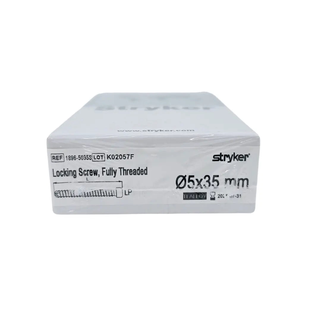 Stryker Trauma 1896-5035S Locking Screw, Fully Threaded 5mm x 35mm Stryker Trauma