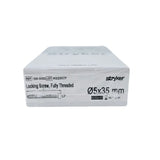 Stryker Trauma 1896-5035S Locking Screw, Fully Threaded 5mm x 35mm Stryker Trauma