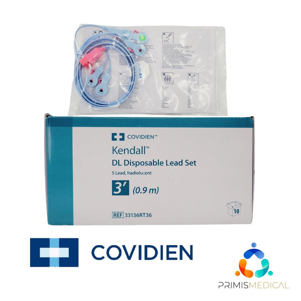 Covidien 33136RT36 Kendall DL Disposable Lead Set 3