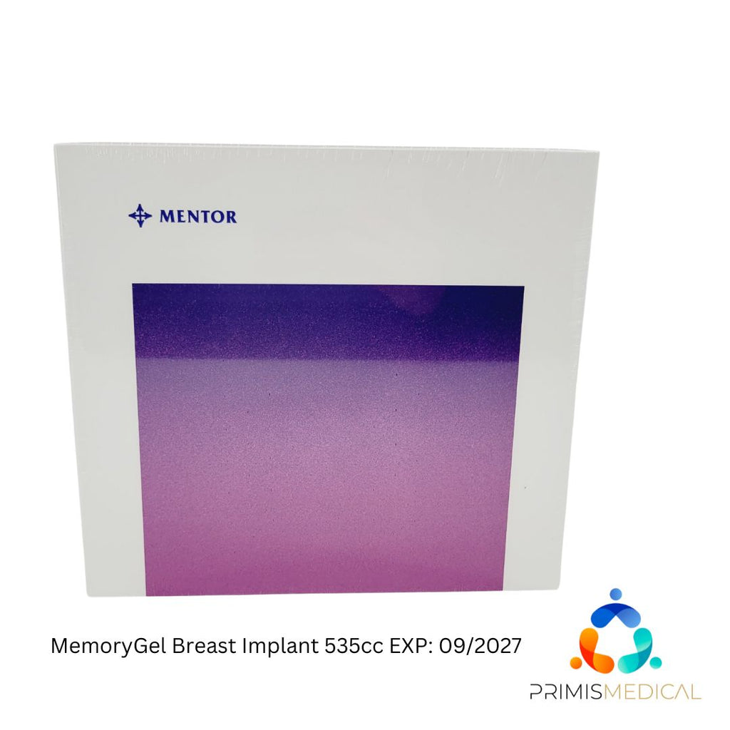 Mentor 350-5535BC Memory Gel Ultra High Breast Implant 535cc EXP: 09/2027