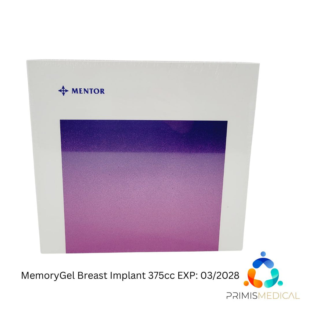 Mentor 350-3754BC Memory Gel High Profile Breast Implant 375CC EXP: 03/2028