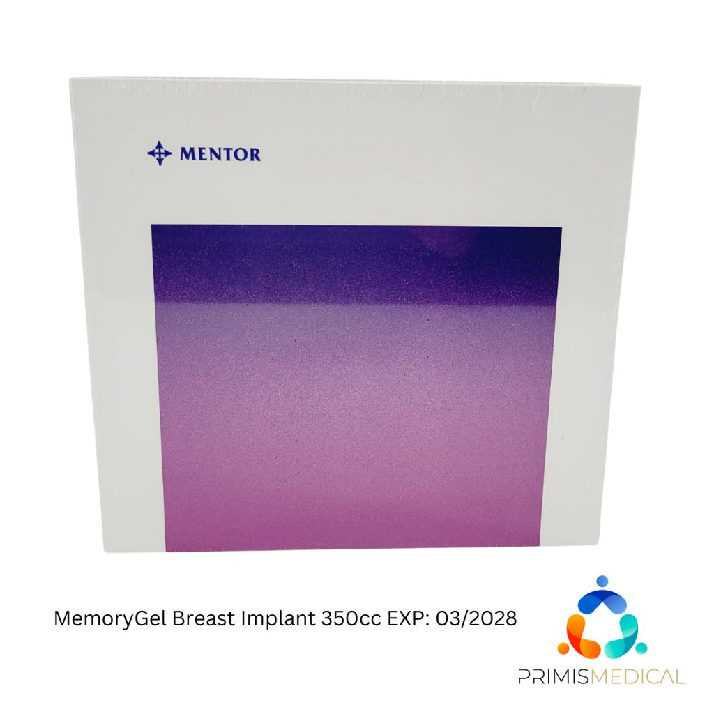 Mentor 350-3501BC Memory Gel Moderate Plus Breast Implant 350cc EXP: 03/2028