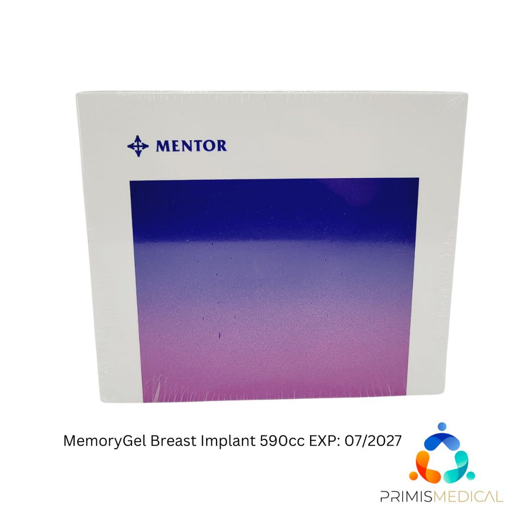 Mentor 350-5590BC Memory Gel Ultra High Breast Implant 590cc EXP: 07/2027