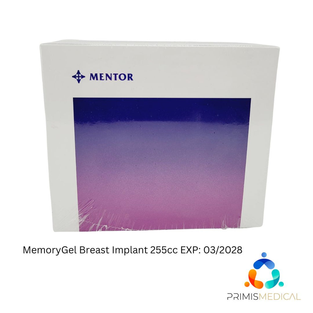 Mentor 350-7255MC Memory Gel Moderate Classic Breast Implant 255cc EXP: 03/2028