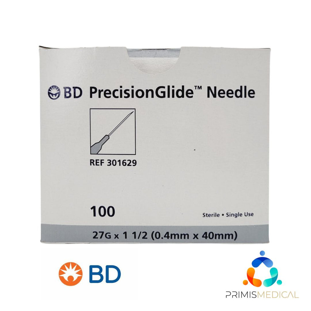 BD 301629 PrecisionGlide Needle 27G x 1-1/2" Box of 100