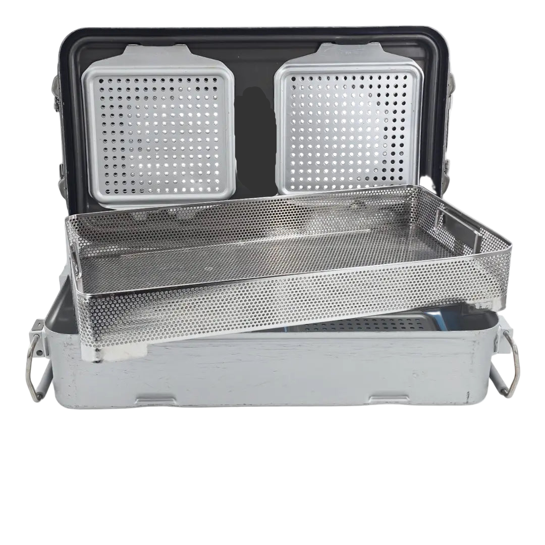 V. Mueller Genesis Full Length Sterilization Container 23 X 12 X 5" With Tray Primis Medical