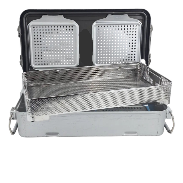 V. Mueller Genesis Full Length Sterilization Container 23 X 12 X 5" With Tray Primis Medical