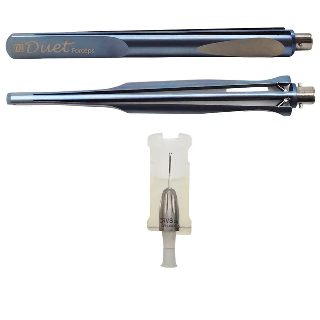 Seibel Capsulorhexis Forceps CRVS DFH-0030 with Rhexis Ruler and Viewport 23g CRVS