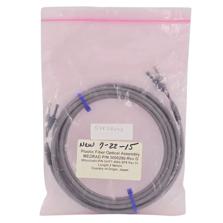 Medrad 3005290-Rev D Plastic Fiber Optical Assembly Cable 5 Meters Primis Medical