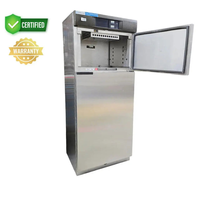 Steris QDJ04 Amsco Warming Cabinet Dual Compartment Warmer Solid Steel Door Primis Medical