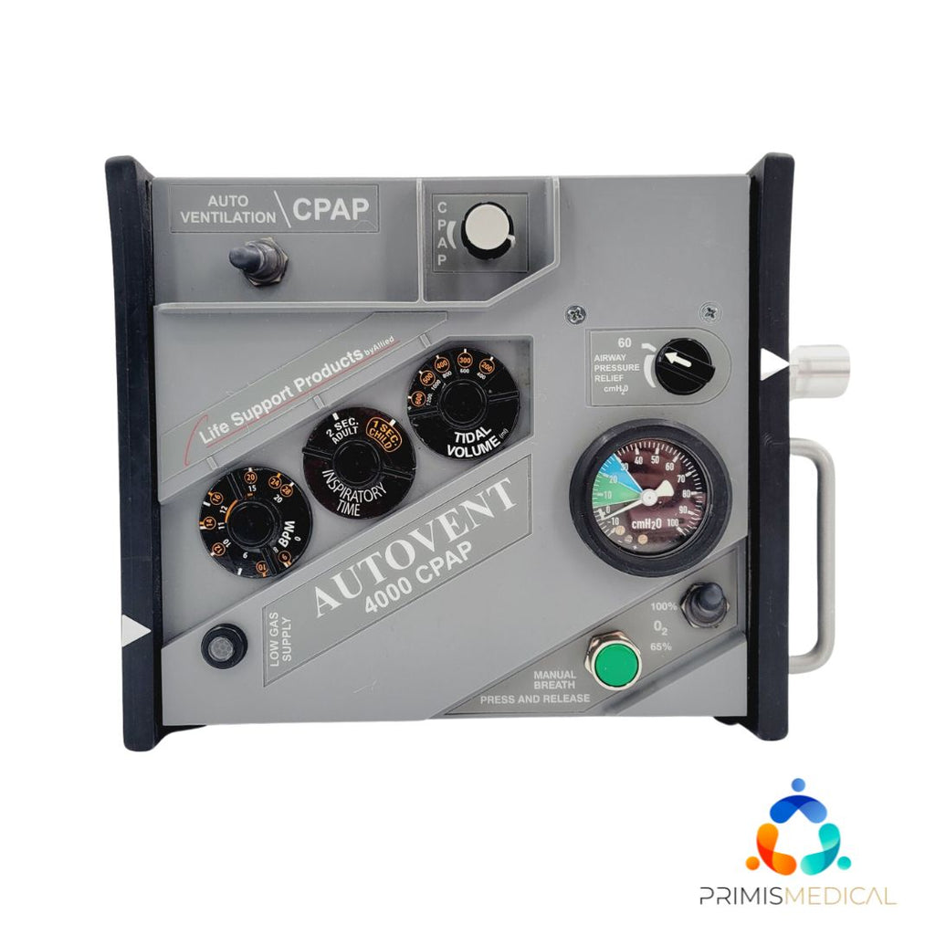Allied L761CPAP AutoVent 4000 CPAP Transport Ventilation Mode