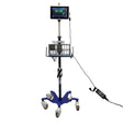 Ambu FMP030-REAM aView Pulmonary Endoscopy System w/ Power Adapter Rolling Stand Ambu