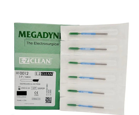 Megadyne 0012 Electrosurgical Electrodes E-Z Clean Blade 2.5 inch 12BX Megadyne
