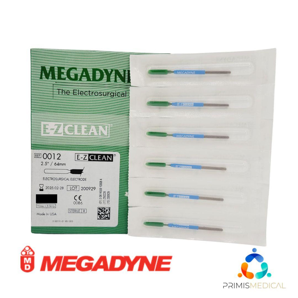 Megadyne 0012 Electrosurgical Electrodes E-Z Clean Blade 2.5 inch 12BX EXP 2025