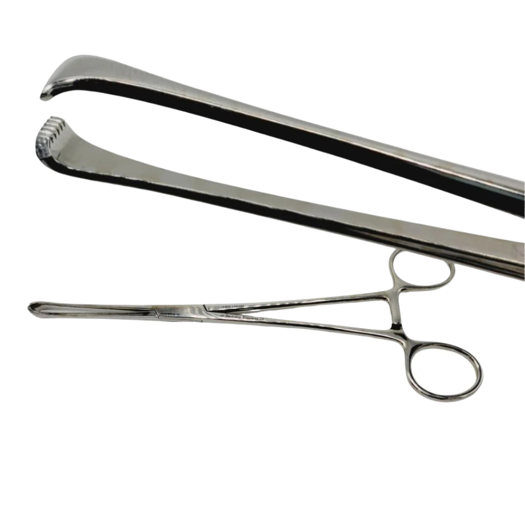 Jarit 135-125 Thoms-Allis Tissue Forceps, Straight 8"