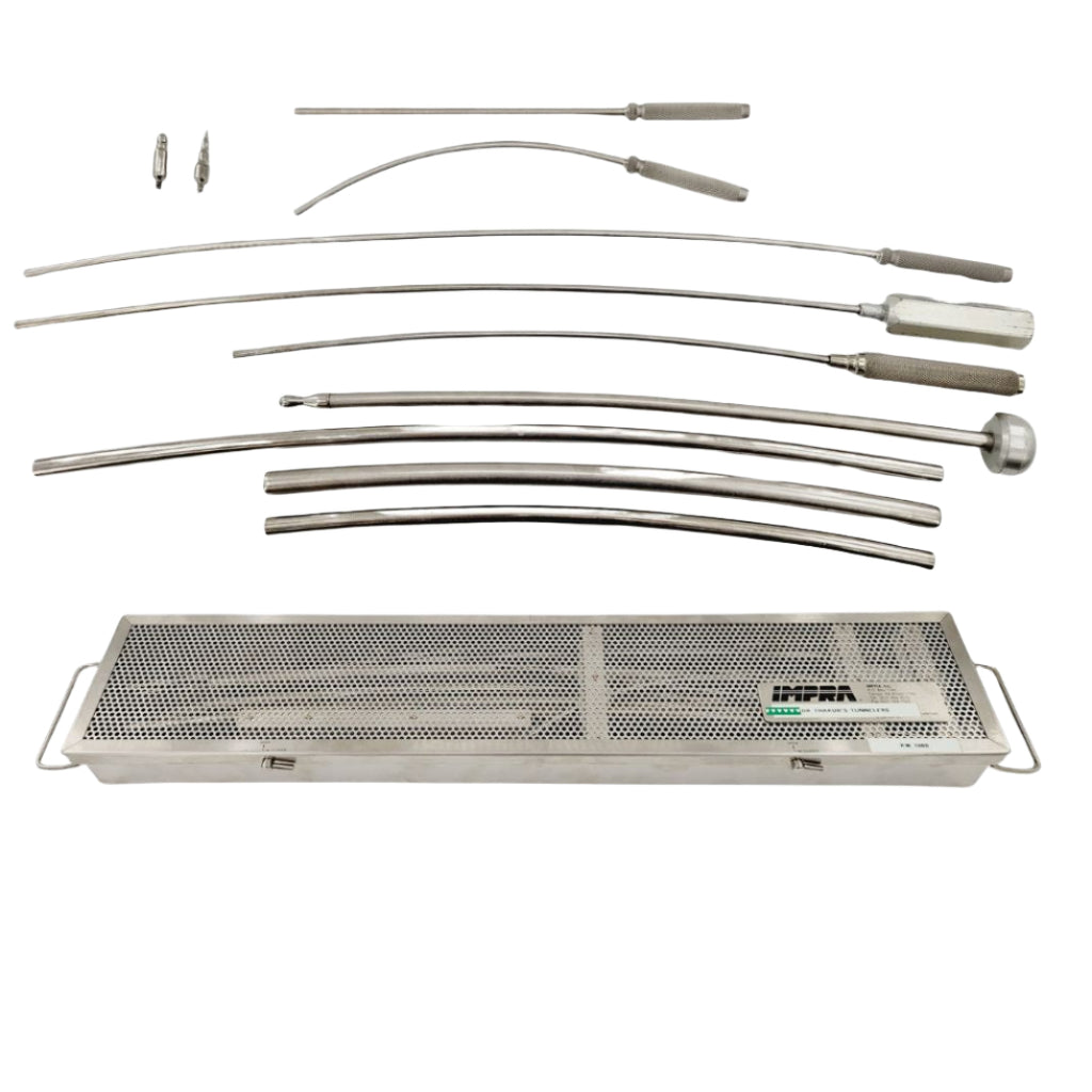 Impra KW1000 Kelly-Wick Tunneler Set w/ Extra Handles, Tips & Sterilization Case