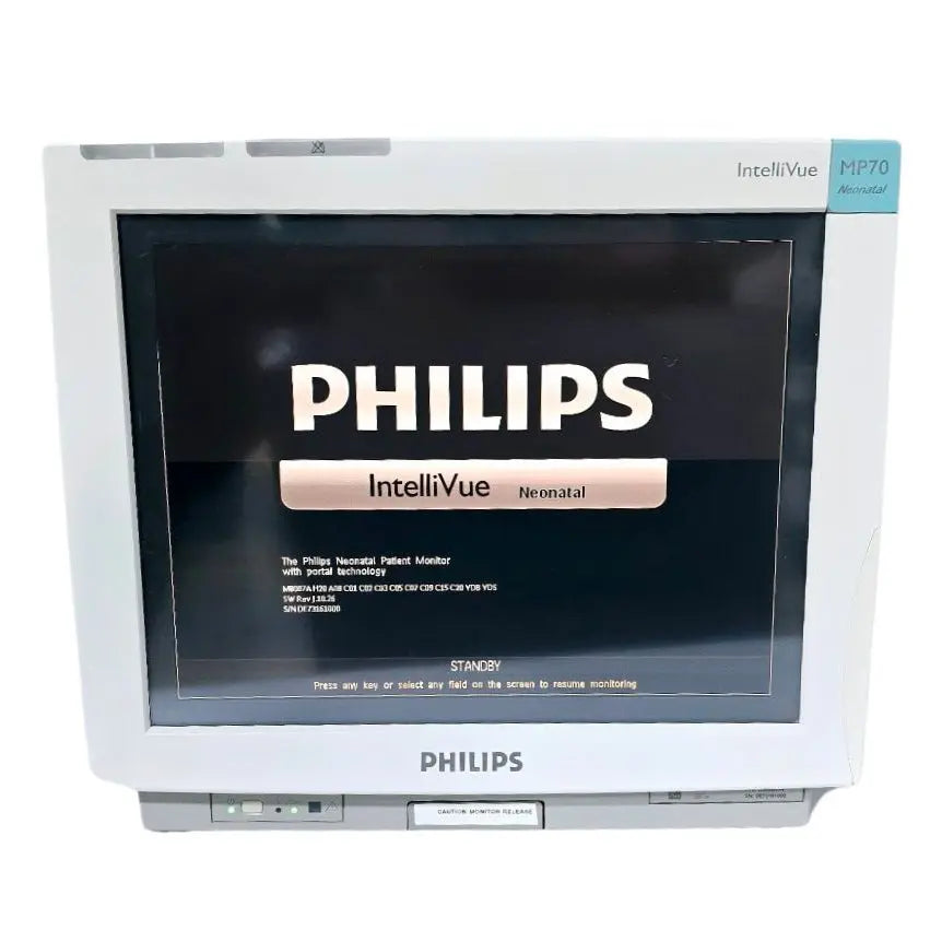 Philips M8007A MP70 Intellivue Neonatal Patient Monitor J.10.26 Certified Philips
