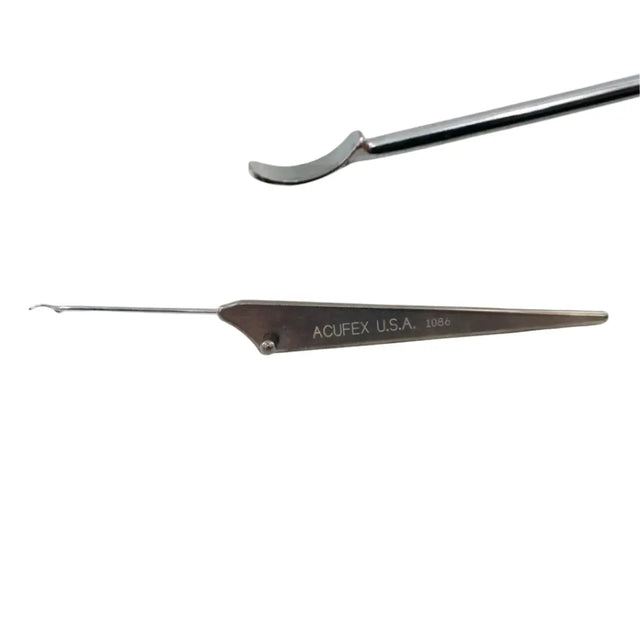 Acufex 013202 Orthopedic Elevator Curved Arthroscopy 7" Acufex