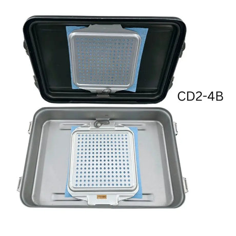 V. Mueller CD2-4B Genesis Mid-Length Sterilization Container 19" x 12" x 4" V. Mueller