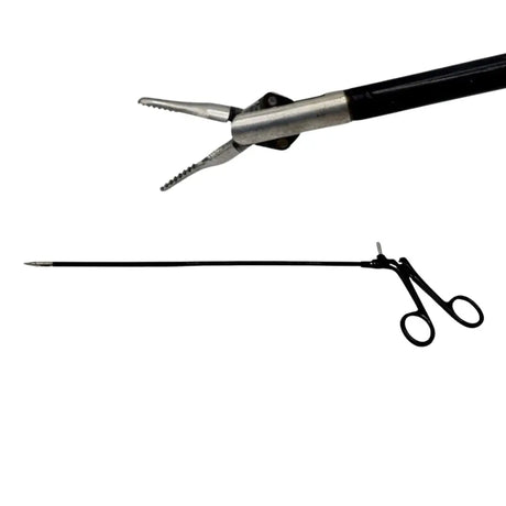 Jarit 600-115 Tapered Serrated Laparoscopic Dissecting Forceps Monopolar 5mm 16" Jarit