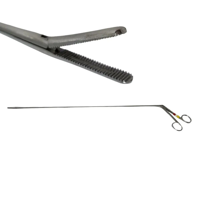 Pilling 50-5404 ENT 23 x 3.8mm Jackson Long Grasping Surgical Forceps 22-1/2" Pilling