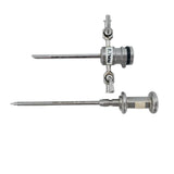 Stryker 502-244-560 4.0mm Cannula Dual Stopcocks w/ 502-244-500 Obturator 4-7/8" Stryker