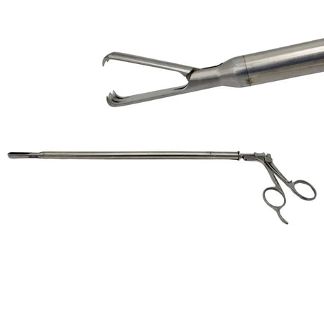 Cabot Medical 004275-901 Laparoscopic Grasping Forceps 8mm 2 x 3 Teeth 16" Cabot Medical